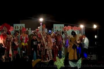 Drag Arush, reinona de las fiestas de Ayatima de Marzagán (Foto Francisco J. Santana)